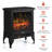 TURBRO 18" Compact Electric Fireplace Stove with Realistic Flame, CSA Certified, Overheating Safety Protection, 1400W