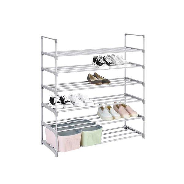 Yaheetech 6-tier Shoes Rack Shelf Organizer Entryway Shoes Shelf With  Storage Box, Rustic Brown : Target