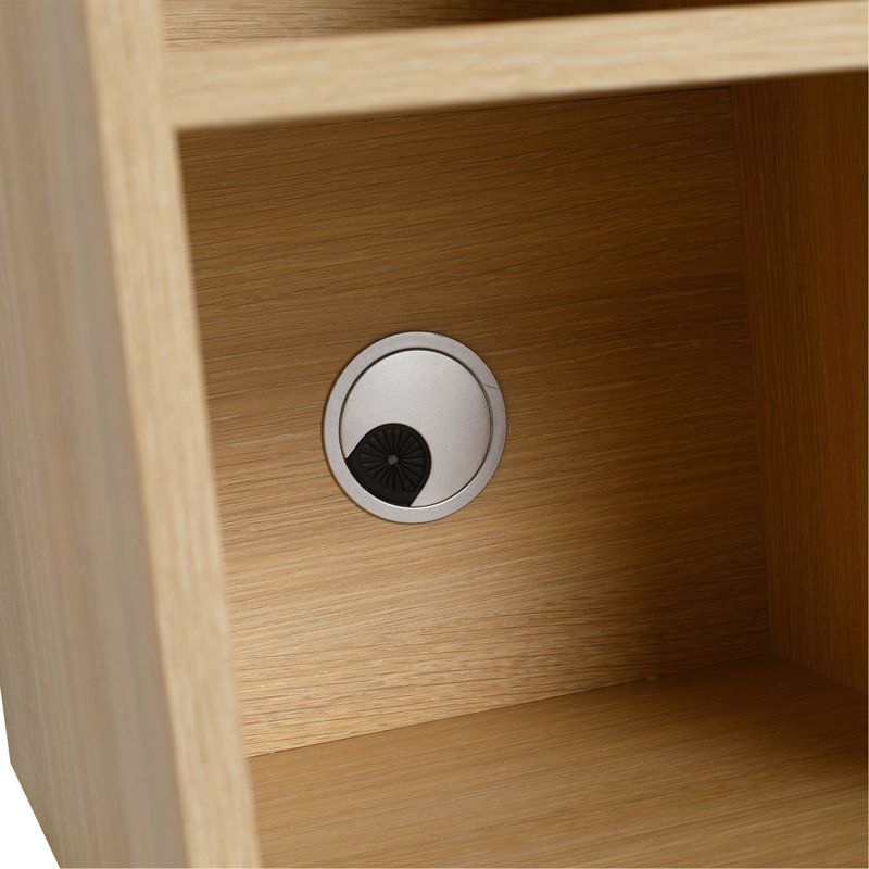 Petites tablettes de rangement murales 12 po, rangement pour salle de bain, contreplaqué, Chêne blanc Américain