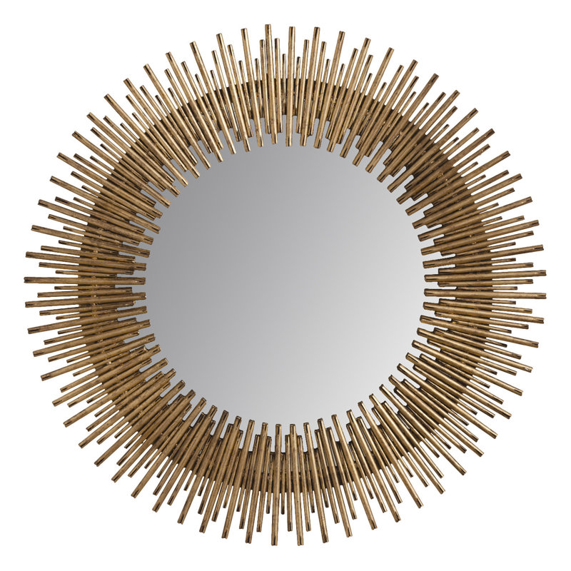 Prescott Starburst Metal Wall Mirror