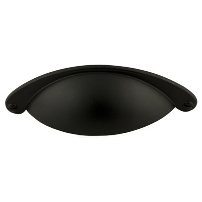 (5 Pack) 2-1/2 inch Country Store Cup Pull Matte Black
