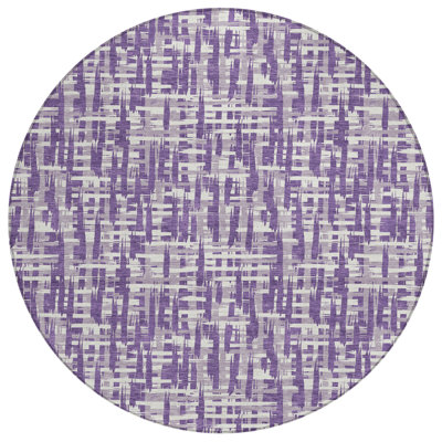 Ayani Purple Washable Indoor-Outdoor Rug - 