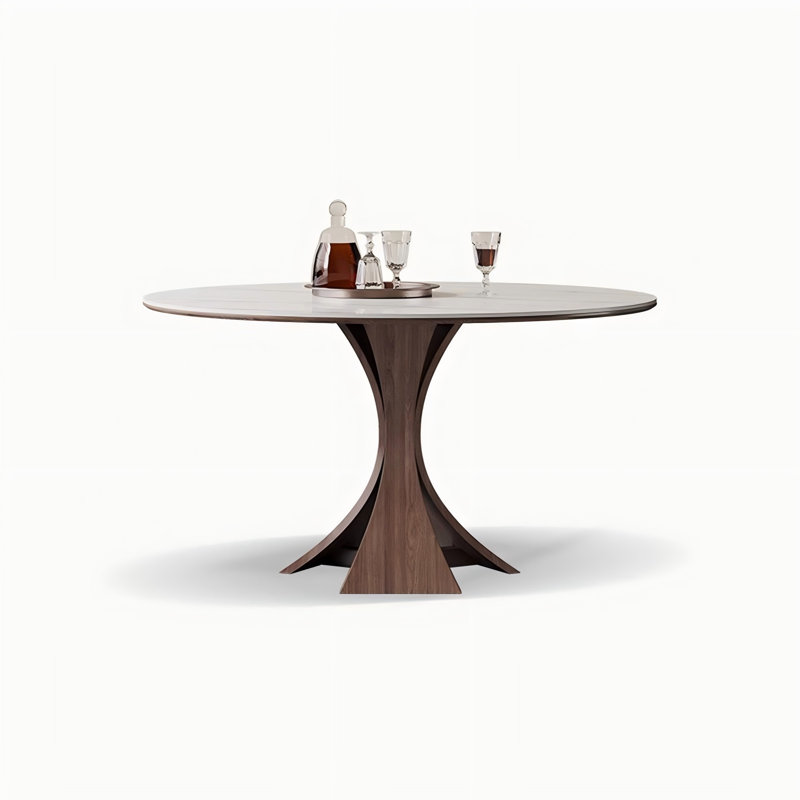 Table de salle à manger Sintered Stone, H 29,53 po x L 39,37 po x l 39,37 po