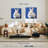Crowle White Bunny On Blue-109396312