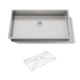 Strive 32 In. Undermount Single-Bowl Kitchen Sink