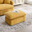 Fauteuil d'appoint pivotant surdimensionné avec repose-pieds Boneless, largeur de siège de 37,8 po, 3 coussins, chenille-1968450284
