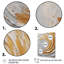 Or et crème tourbillons enchantés II sur toile-239061592-239061597