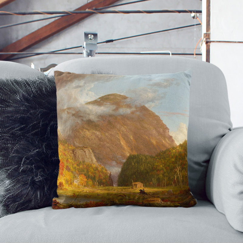 Square Cushion, White, 40cm H x 40cm W x 15cm D