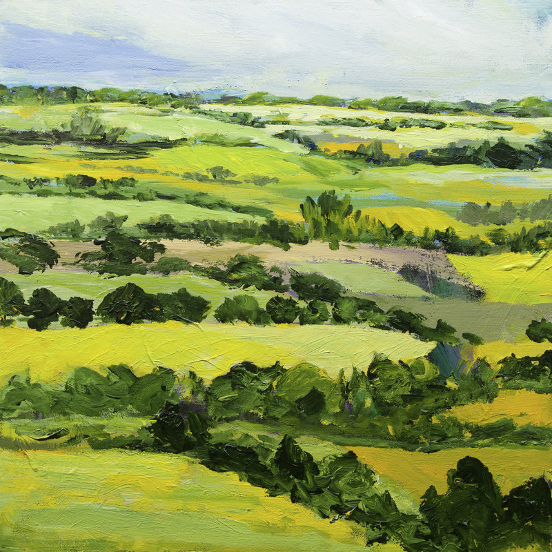 " Brightwalton Green " by Allan Friedlander, 12" H x 12" W