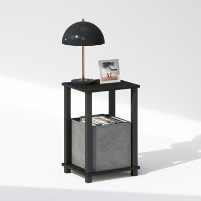 34.04cm W Plastic Bedside Table