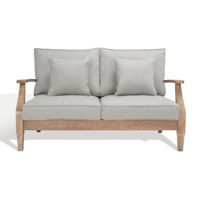 Samya 56" Eucalyptus Patio Loveseat