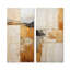 Ensemble de 2 décorations murales Beige and Gold Minimal Expression - Abstract Shapes-1974713661-1974713662