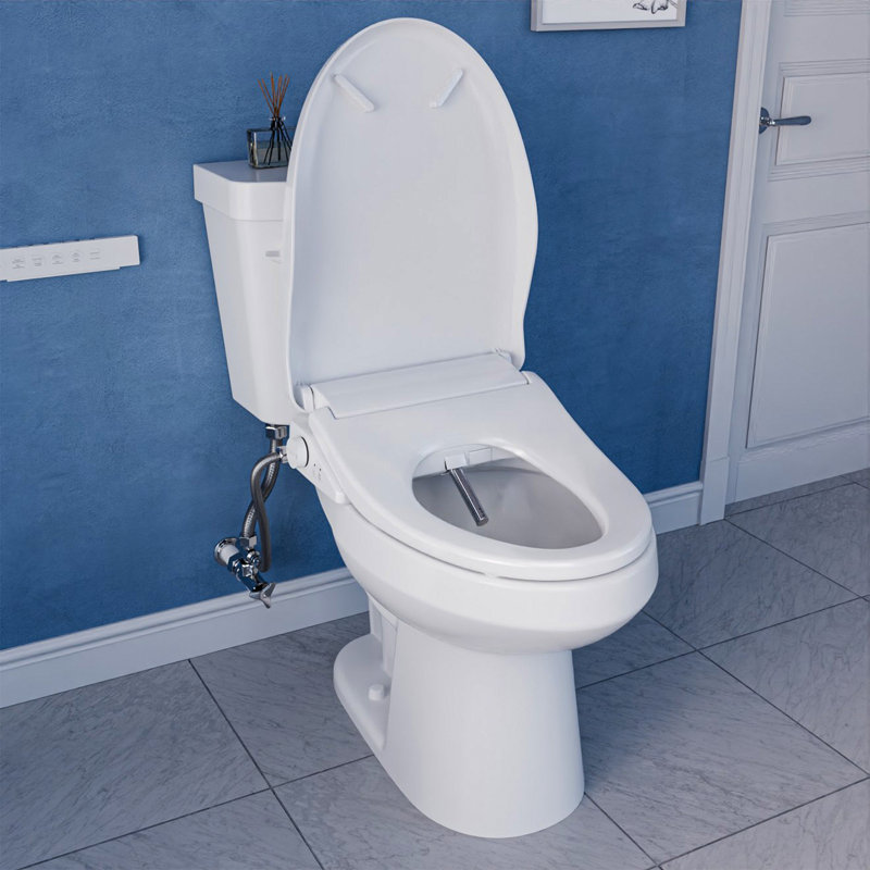 Siège de toilette allongé