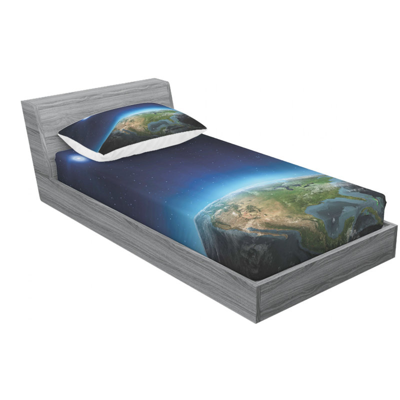 Microfiber Sheet Set, Twin Sheet Set + Fitted Sheet + 1 Pillowcase