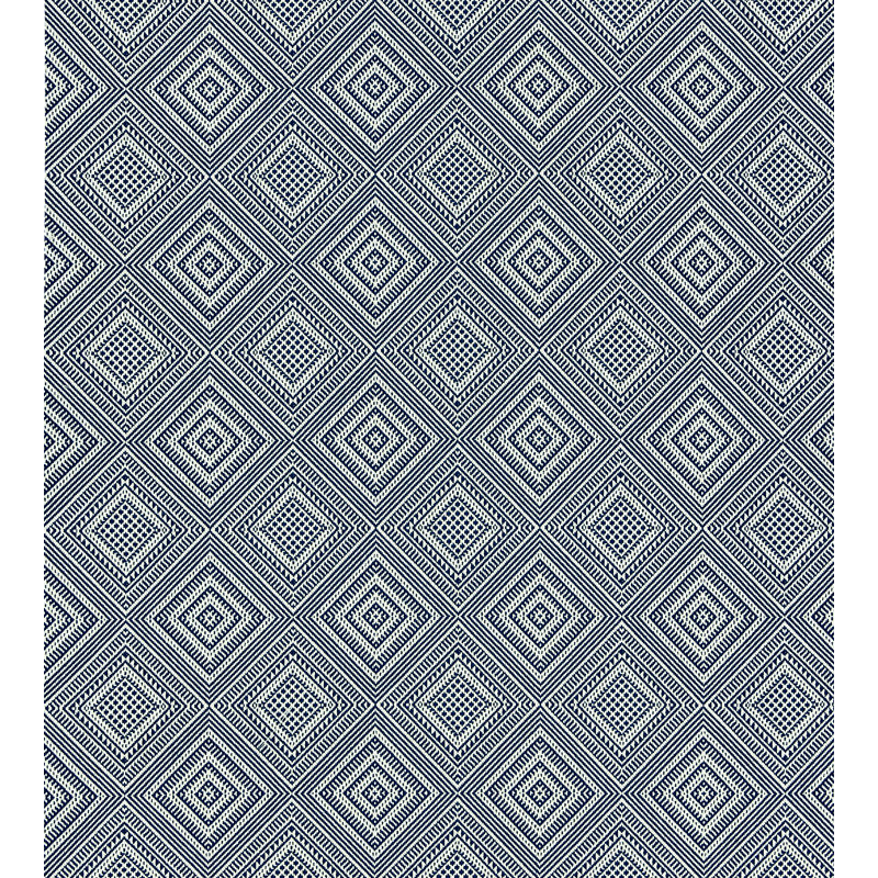 Tissu de tissage antigua Isola, Indigo