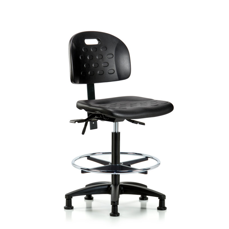 Allyssa Drafting Chair, Glides, Not Included