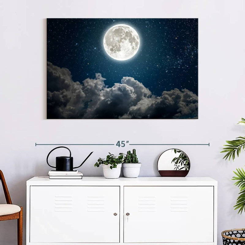 Oberle Beautiful Moon, 26" H x 39" W