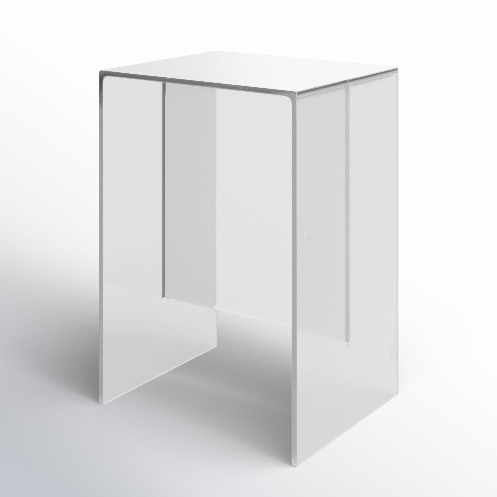 Max Beam End Table, Crystal