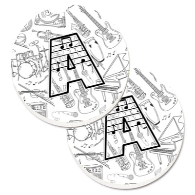 Sous-verre musical letter note