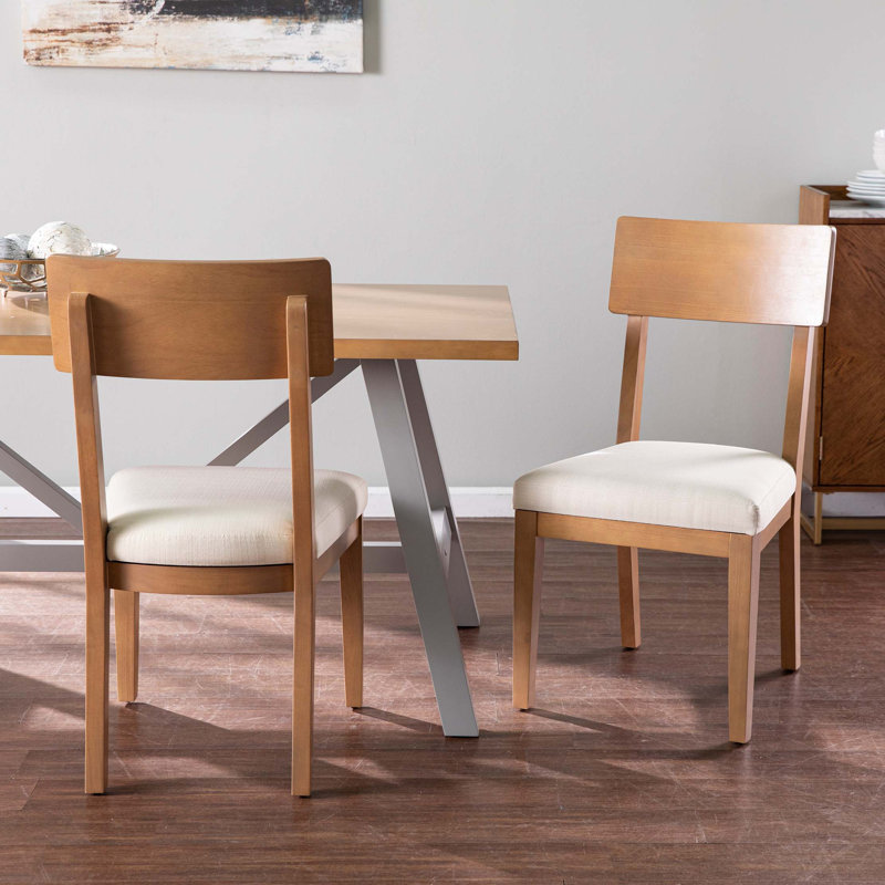 Ensemble de chaises de salle à manger avec coussins Hambleden - ensemble de 2 pièces