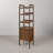 Ferrero 21 in. W x 17 in. D x 72 in. H Free Standing Linear Cabinet In Noir Juglans Finish