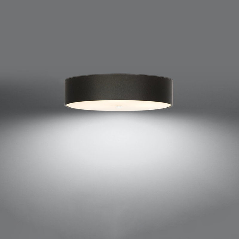 Skala Semi Flush Mount, Black, 16cm H x 50 cm W x 50 cm D