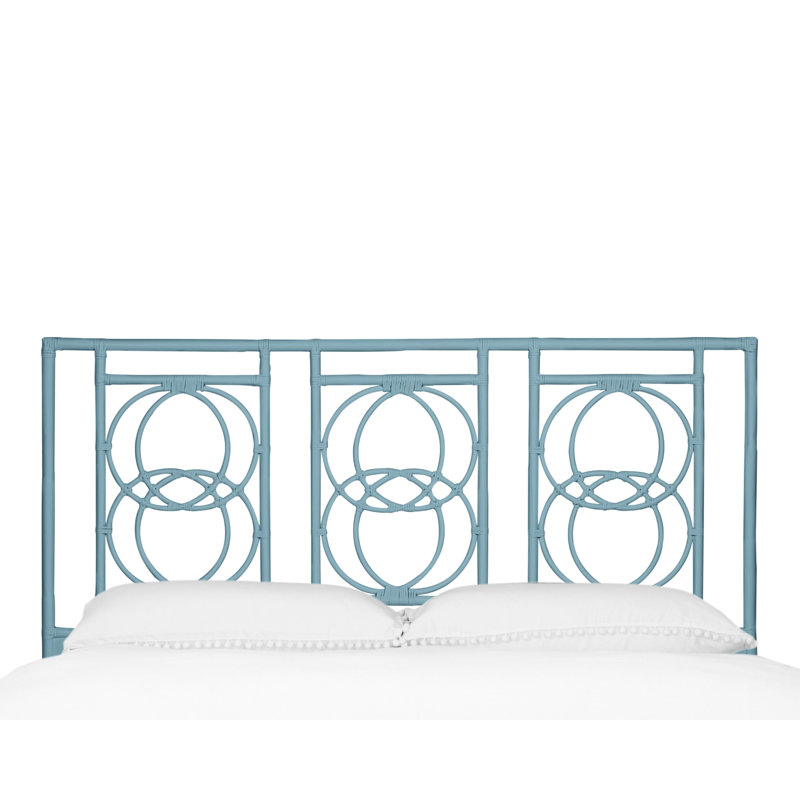 Open-Frame Headboard, King, Pool Blue