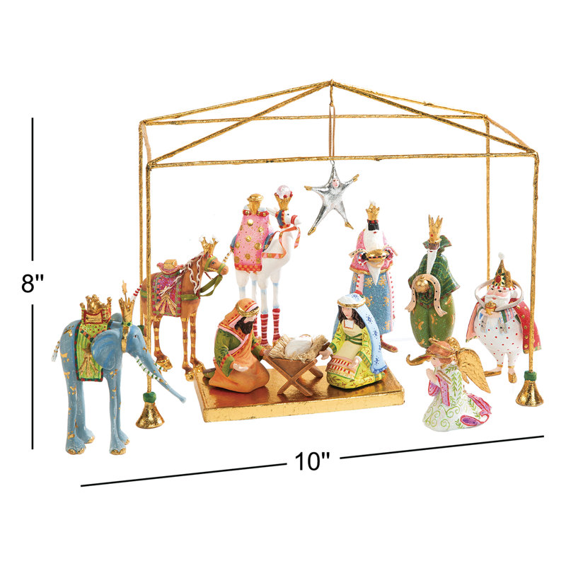 13 Piece Nativity Patience Brewster Mini Introductory Set