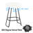 Bralen Swivel Counter Stool with Metal Frame-672179659-672179652
