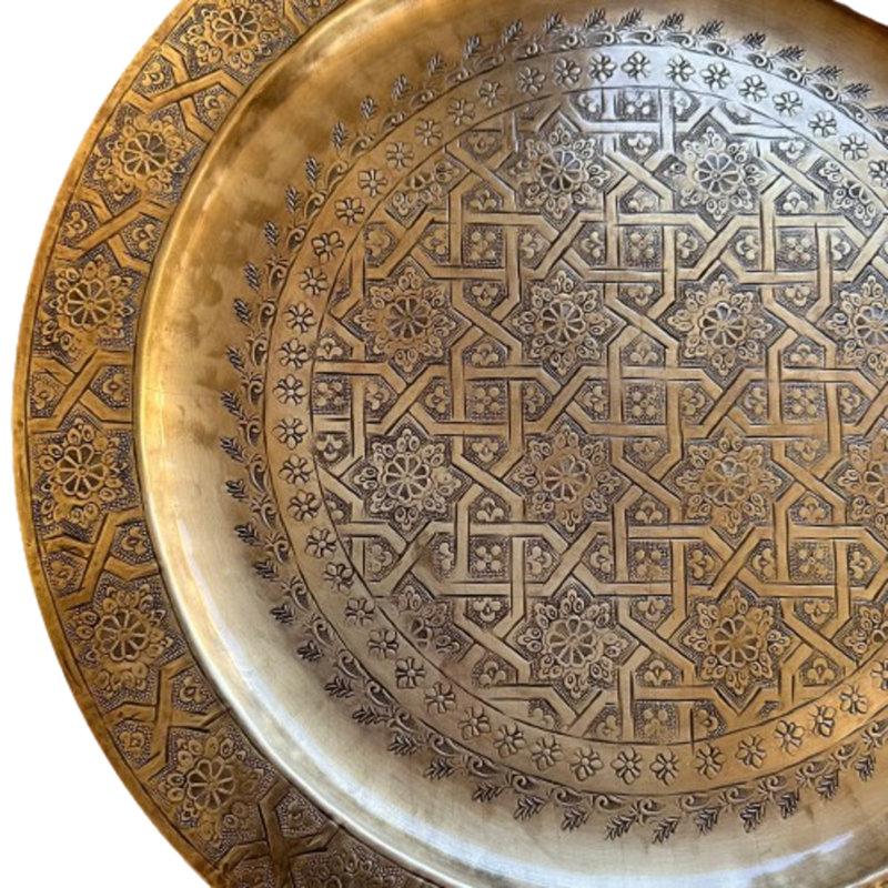Brintney Brass Tray