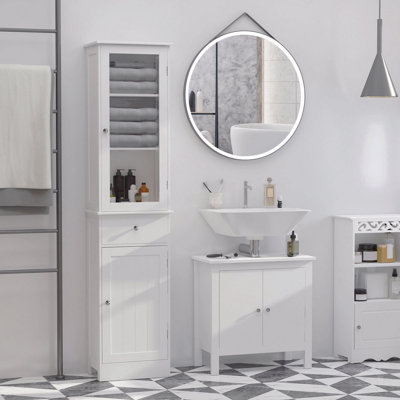 Armoire de rangement pour salle de bain mince Devanie