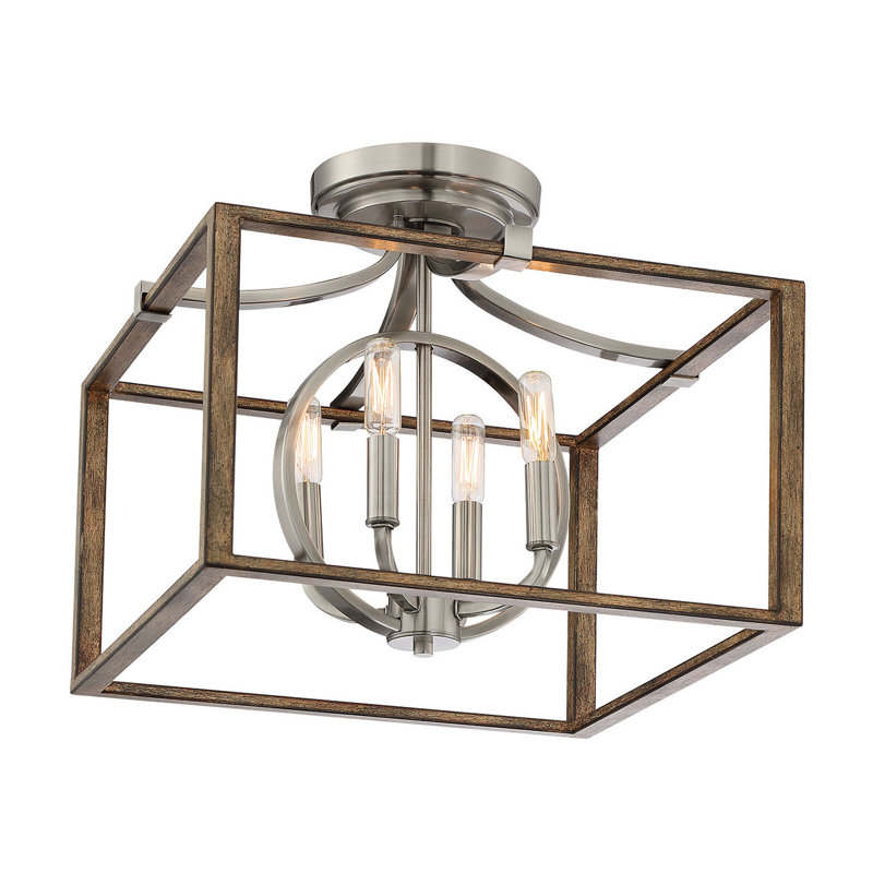 Plafonnier semi-encastré 16,5 po Vanessa