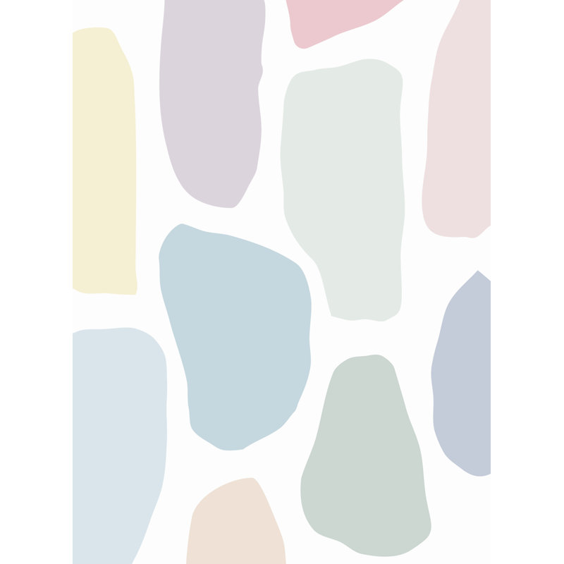 Autocollants en vinyle Confetti, Pastel