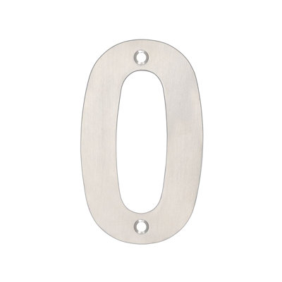 10.2cm H Stainless Steel House Number