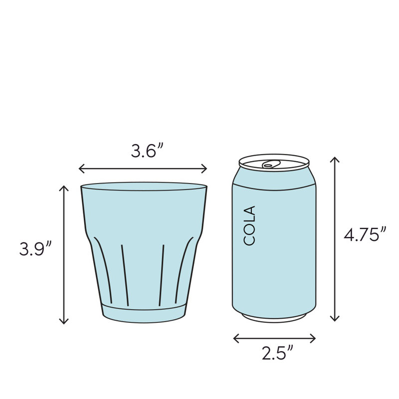 10 oz. Verre à boire