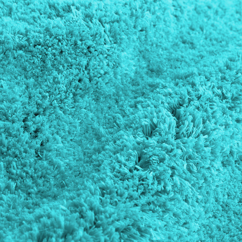 Ciarra Luxury Ultra Soft Bathroom Rug with Non-Slip Backing, Teal, 20" W x 32" L