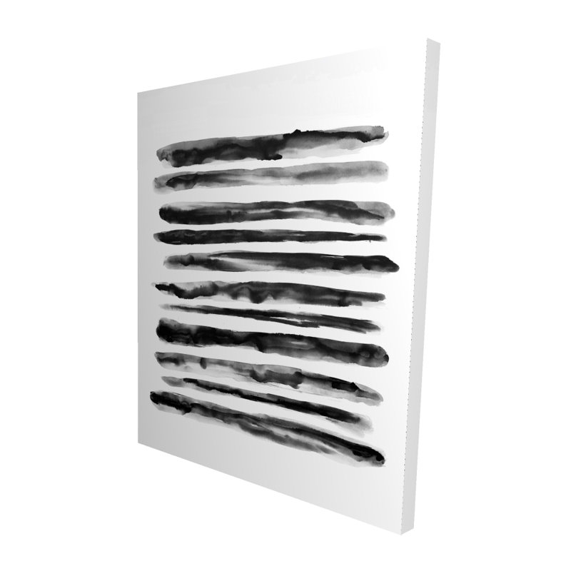 Hatching - Office Black & White Canvas for Home Decor