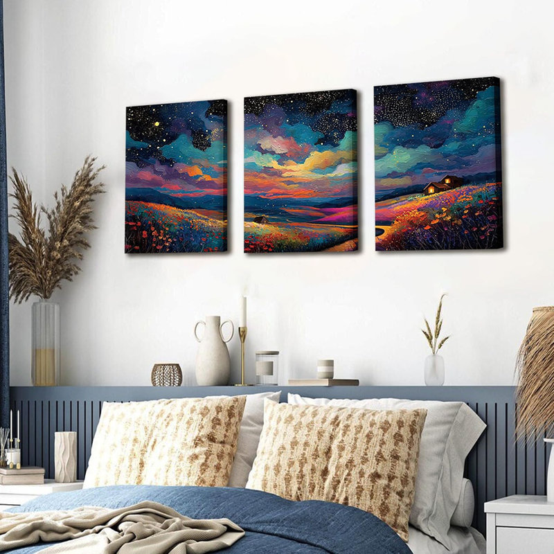 3 Piece Wrapped Canvas Print