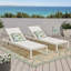 Chaises longues inclinables de 77,56 po Caggiano-110810094