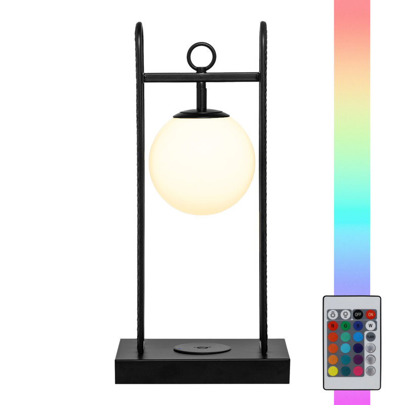 Shameka 17"H Color Changing USB Table Bedside Lamp