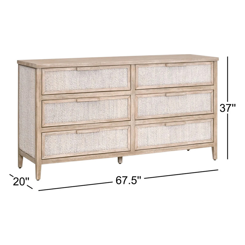 Commode 6 tiroirs Pomeline Cantina