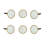 1.6" Diameter Moon Knobs