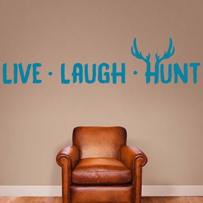 Décalcomanie murale chasse de rire live