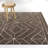 Kaeden Brown Modern Geometric Area Rug-92464173