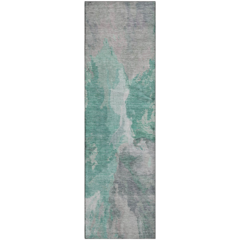 Premium Machine Washable Marasco AMF1632 Modern Rug, Runner 2'3" x 7'6"