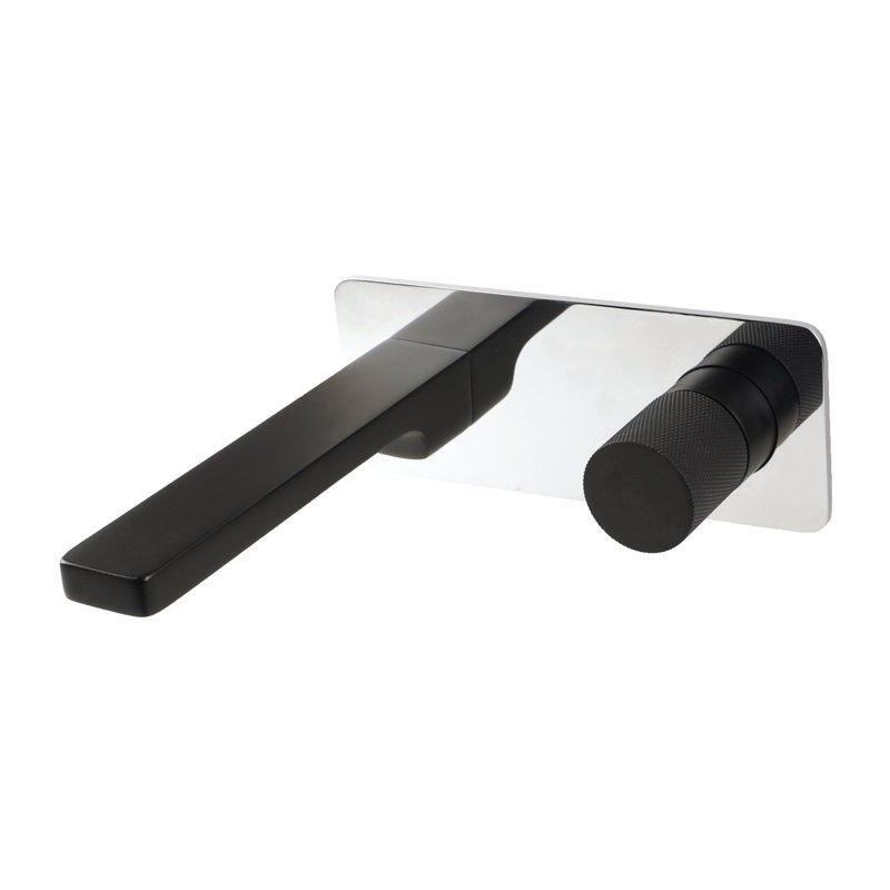 Robinet de salle de bain mural TOUCH, Noir mat