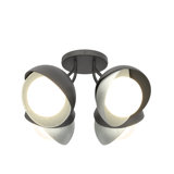 Brooklyn 4 - Light Double Shade Semi Flush Mount