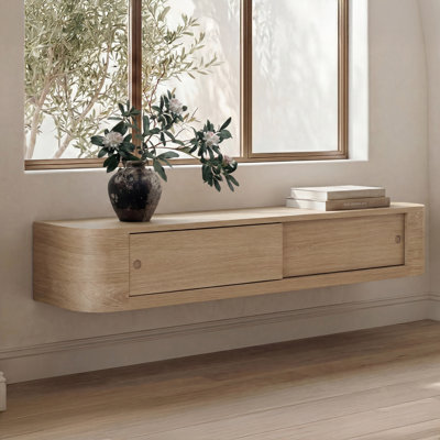 Console ronde ronde et naturelle