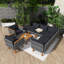 Canapé d'extérieur 86,61 pi Ratta avec table basse et coussin lavable