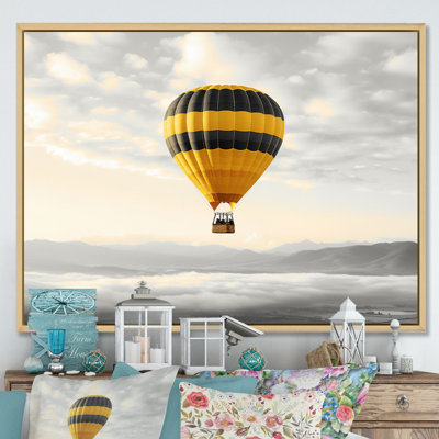 " Yellow Hot Air Ballon I "